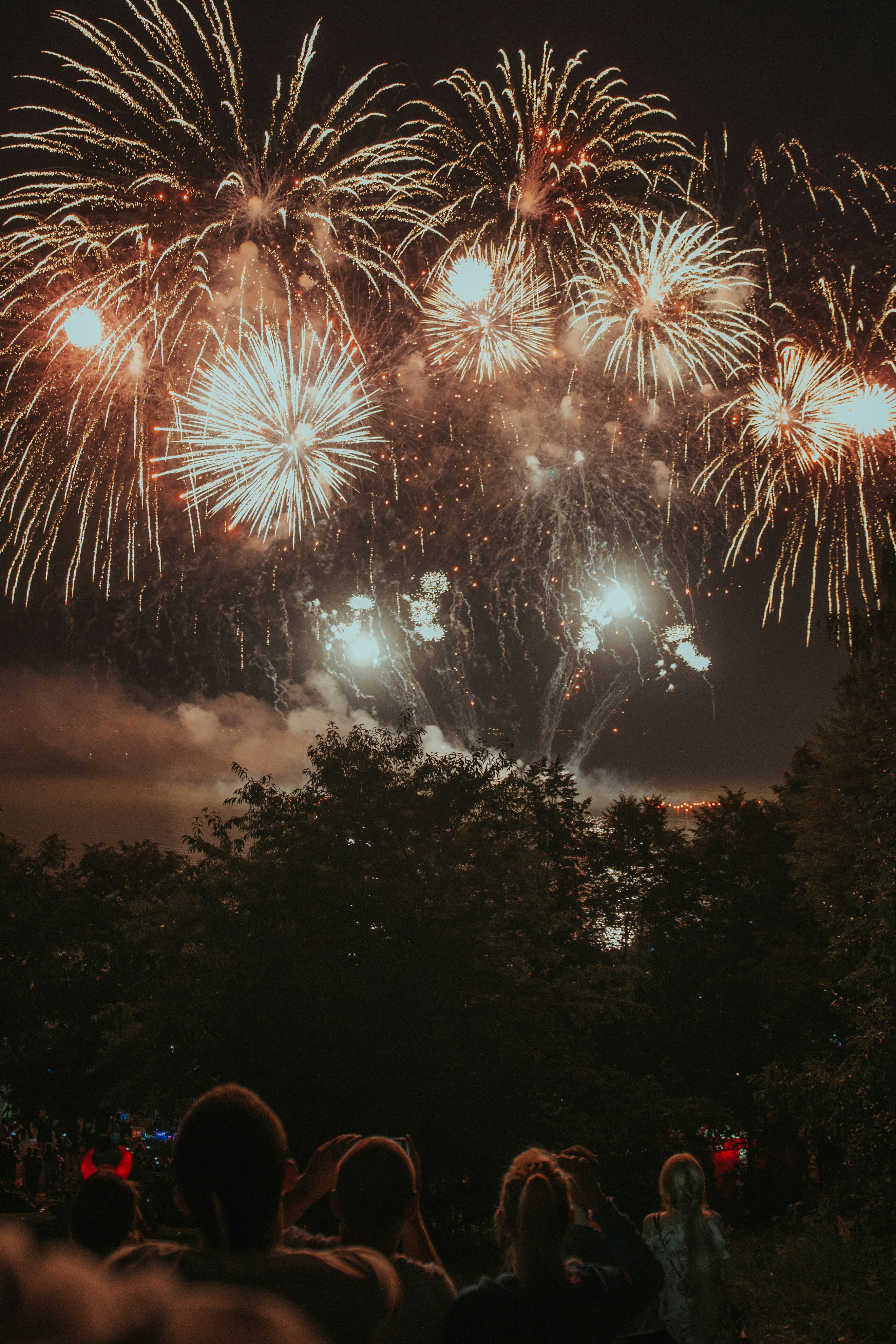 Figeac : Feu d'artifice dans le cadre de la fête votive